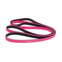 GUMA OPOROWA DO ĆWICZEŃ HMS GU06 RÓŻOWO-CZARNA 13 X 5 X 2250 MM