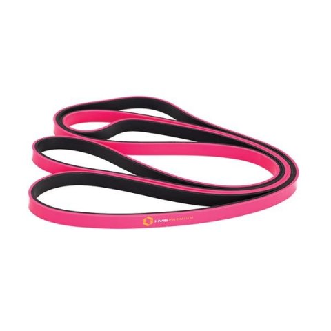 GUMA OPOROWA DO ĆWICZEŃ HMS GU06 RÓŻOWO-CZARNA 13 X 5 X 2250 MM