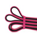 GUMA OPOROWA DO ĆWICZEŃ HMS GU06 RÓŻOWO-CZARNA 13 X 5 X 2250 MM