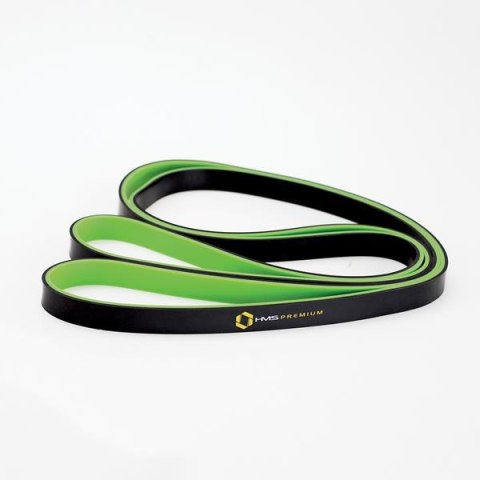 GUMA OPOROWA DO ĆWICZEŃ HMS GU06 ZIELONO-CZARNA 17 X 5 X 2250 MM