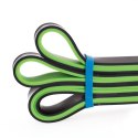 GUMA OPOROWA DO ĆWICZEŃ HMS GU06 ZIELONO-CZARNA 17 X 5 X 2250 MM