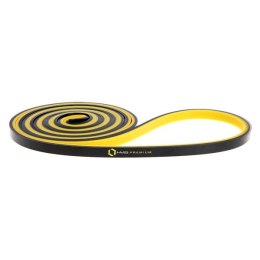 GUMA OPOROWA DO ĆWICZEŃ HMS GU06 ŻÓŁTO-CZARNA 9 X 5 X 2250 MM PREMIUM