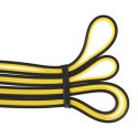 GUMA OPOROWA DO ĆWICZEŃ HMS GU06 ŻÓŁTO-CZARNA 9 X 5 X 2250 MM PREMIUM