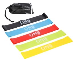 ZESTAW GUM DO ĆWICZEŃ PBF SET05 SLIM ZESTAW GUM DO ĆWICZEŃ ONE FITNESS