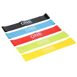 ZESTAW GUM DO ĆWICZEŃ PBF SET05 SLIM ZESTAW GUM DO ĆWICZEŃ ONE FITNESS