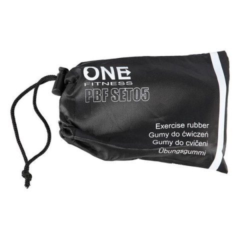 ZESTAW GUM DO ĆWICZEŃ PBF SET05 SLIM ZESTAW GUM DO ĆWICZEŃ ONE FITNESS
