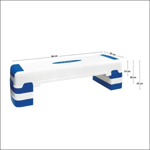 STEP DO AEROBIKU HMS AS005 WHITE/BLUE