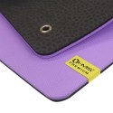 VIOLET- BLACK MATA FITNESS KLUBOWA Z OTWORAMI HMS PREMIUM