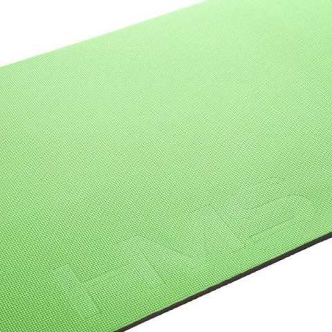 MATA DO ĆWICZEŃ FITNESS Z OTWORAMI 140*60CM 1,5cm EVA HMS PREMIUM GREEN-BLACK