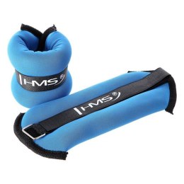 OB04 BLUE OBCIĄŻNIKI NA RĘCE I NOGI 2 X 1KG HMS