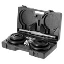 ST20 SZTANGIELKI W WALIZCE 2 X 10 KG BLACK HMS