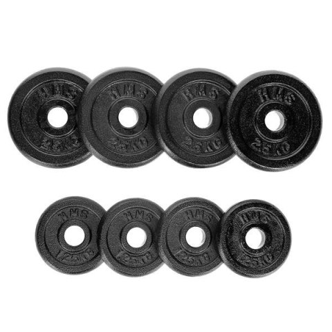 ST20 SZTANGIELKI W WALIZCE 2 X 10 KG BLACK HMS