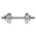 STC15 SZTANGIELKI W WALIZCE 2 X 7.5 KG CHROME HMS
