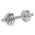 STC15 SZTANGIELKI W WALIZCE 2 X 7.5 KG CHROME HMS