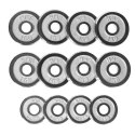STC15 SZTANGIELKI W WALIZCE 2 X 7.5 KG CHROME HMS