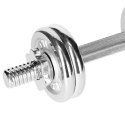 STC15 SZTANGIELKI W WALIZCE 2 X 7.5 KG CHROME HMS