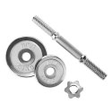 STC20 SZTANGIELKI W WALIZCE 2 X 10 KG CHROME HMS