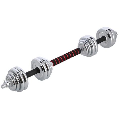 STC30 SZTANGIELKI-SZTANGA W WALIZCE CHROM 2X15KG HMS