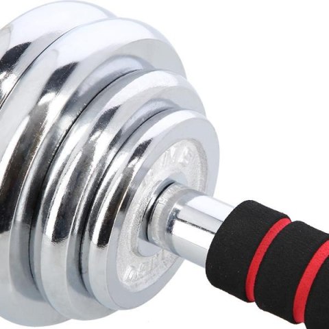 STC30 SZTANGIELKI-SZTANGA W WALIZCE CHROM 2X15KG HMS