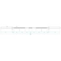 GCF700 GRYF DO CROSSFITU 20 KG 2200MM + ZACISK ZG1000 BLACK HMS PREMIUM