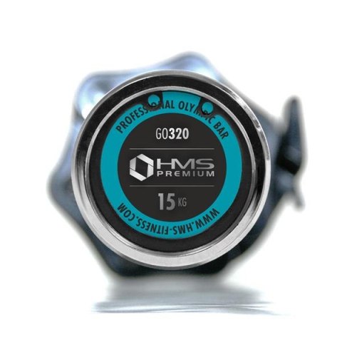 GO320 GRYF OLIMPIJSKI 16KG 1830MM HMS Z ZACISKAMI LOCK JAW BLACK