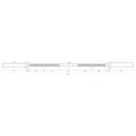 GO320 GRYF OLIMPIJSKI 16KG 1830MM HMS Z ZACISKAMI LOCK JAW BLACK