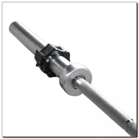 GO450 GRYF OLIMPIJSKI 18.5KG 2200MM HMS Z ZACISKAMI LOCK JAW BLACK