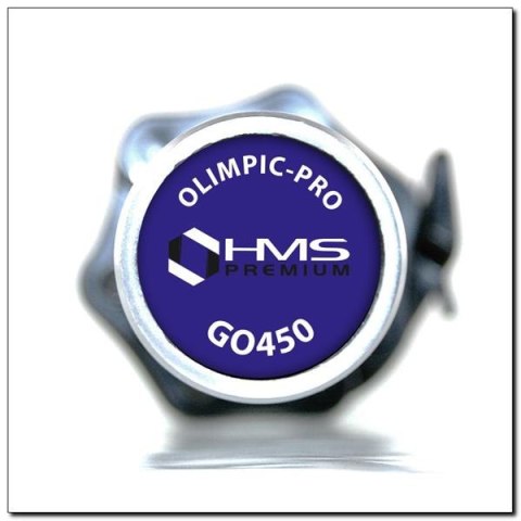 GO450 GRYF OLIMPIJSKI 18.5KG 2200MM HMS Z ZACISKAMI LOCK JAW BLACK