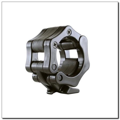 GO450 GRYF OLIMPIJSKI 18.5KG 2200MM HMS Z ZACISKAMI LOCK JAW BLACK