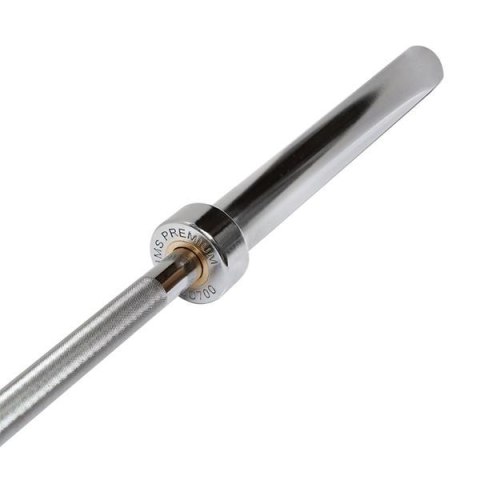 GO700 GRYF OLIMPIJSKI 20KG 2200MM HMS Z ZACISKAMI LOCK JAW BLACK