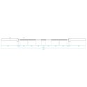 GO700 GRYF OLIMPIJSKI 20KG 2200MM HMS Z ZACISKAMI LOCK JAW BLACK