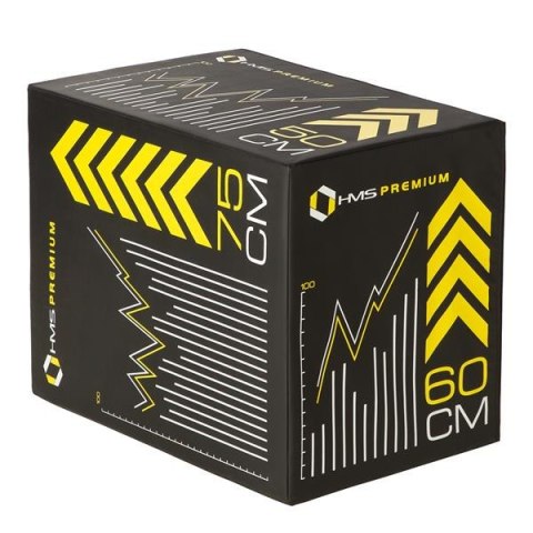 SKRZYNIA PLYOMETRYCZNA SOFT 750X600X500MM HMS PREMIUM