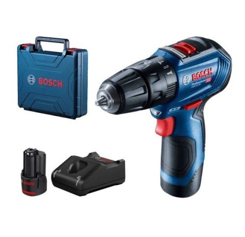 WKRĘTARKA AKUMULATOROWA BOSCH 12V GSB 12V-30 2*2.0AH UDAROWA