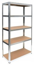 Regał Magazynowy Metalowy Do Piwnicy Garażu 5 Półek max 875 kg 90x30x180