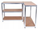 Regał Magazynowy Metalowy Do Piwnicy Garażu 5 Półek max 875 kg 90x30x180