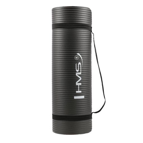 MATA DO ĆWICZEŃ JOGI 1,5 cm ANTYPOŚLIZGOWA HMS YM04 BLACK