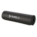 MATA DO ĆWICZEŃ JOGI 1,5 cm ANTYPOŚLIZGOWA HMS YM04 BLACK