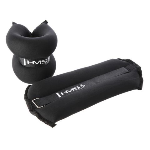 OB06 BLACK OBCIĄŻNIKI NA RĘCE I NOGI 2 X 3 KG HMS