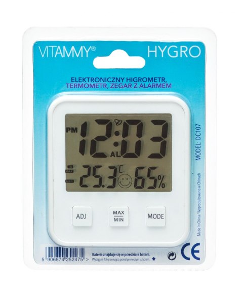 VITAMMY HYGRO STACJA POGODY: HIGROMETR, TERMOMETR
