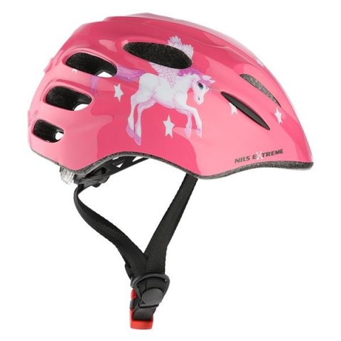 KASK MTW01 LED RÓŻOWY ROZM. S (48-52 CM)