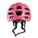 KASK MTW01 LED RÓŻOWY ROZM. S (48-52 CM)