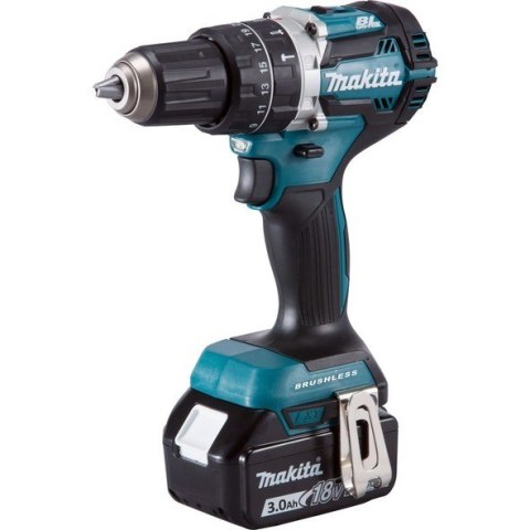 WKRĘTARKA AKUMULATOROWA MAKITA DHP484RFJ 18V 2*3,0AH LI UDAROWA 54 Nm