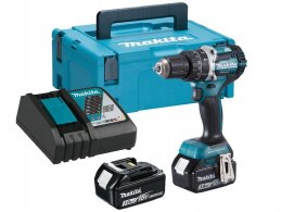 WKRĘTARKA AKUMULATOROWA MAKITA DHP484RFJ 18V 2*3,0AH LI UDAROWA 54 Nm