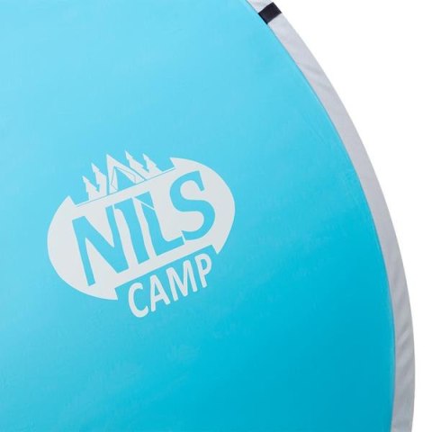 NC3173 NIEBIESKO-SZARY NAMIOT PLAŻOWY SAMOROZKŁADAJĄCY PODŁOGA NILS CAMP
