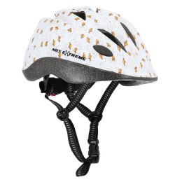 MTV65 BIAŁY ROZM. M (54-58 CM) KASK DZIECIĘCY NILS EXTREME