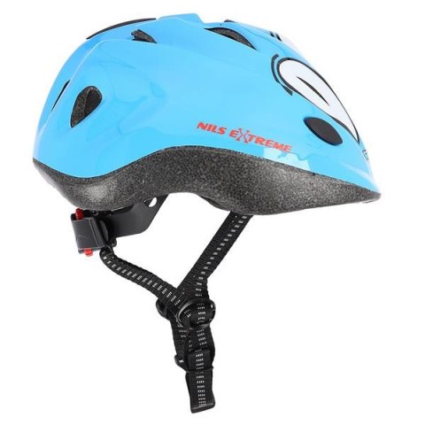 MTV65 NIEBIESKI ROZM. M (54-58 CM) KASK DZIECIĘCY NILS EXTREME