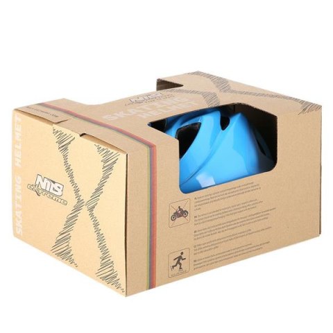 MTV65 NIEBIESKI ROZM. M (54-58 CM) KASK DZIECIĘCY NILS EXTREME