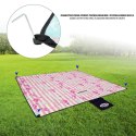 NC2313 FLAMINGI KOC PIKNIKOWY 200×200CM PE + ALU NILS CAMP
