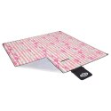 NC2313 FLAMINGI KOC PIKNIKOWY 200×200CM PE + ALU NILS CAMP