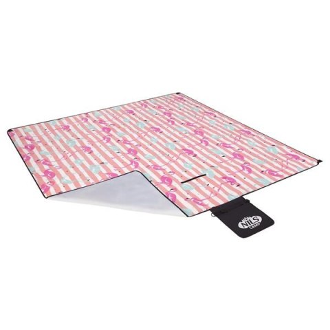 NC2313 FLAMINGI KOC PIKNIKOWY 200×200CM PE + ALU NILS CAMP